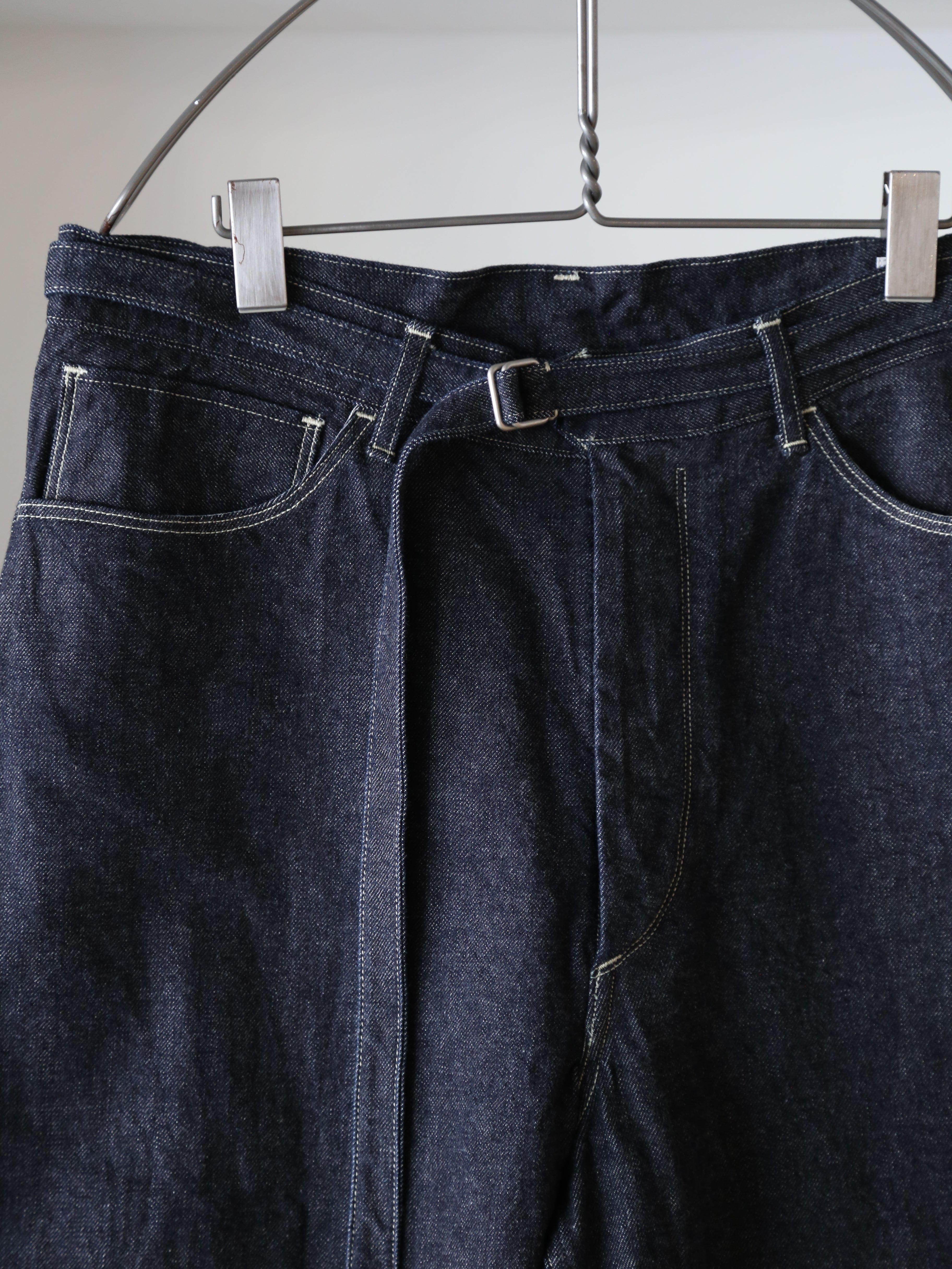 blurhms】12.9oz Denim Bias Belted Pants (Mens) – End on End