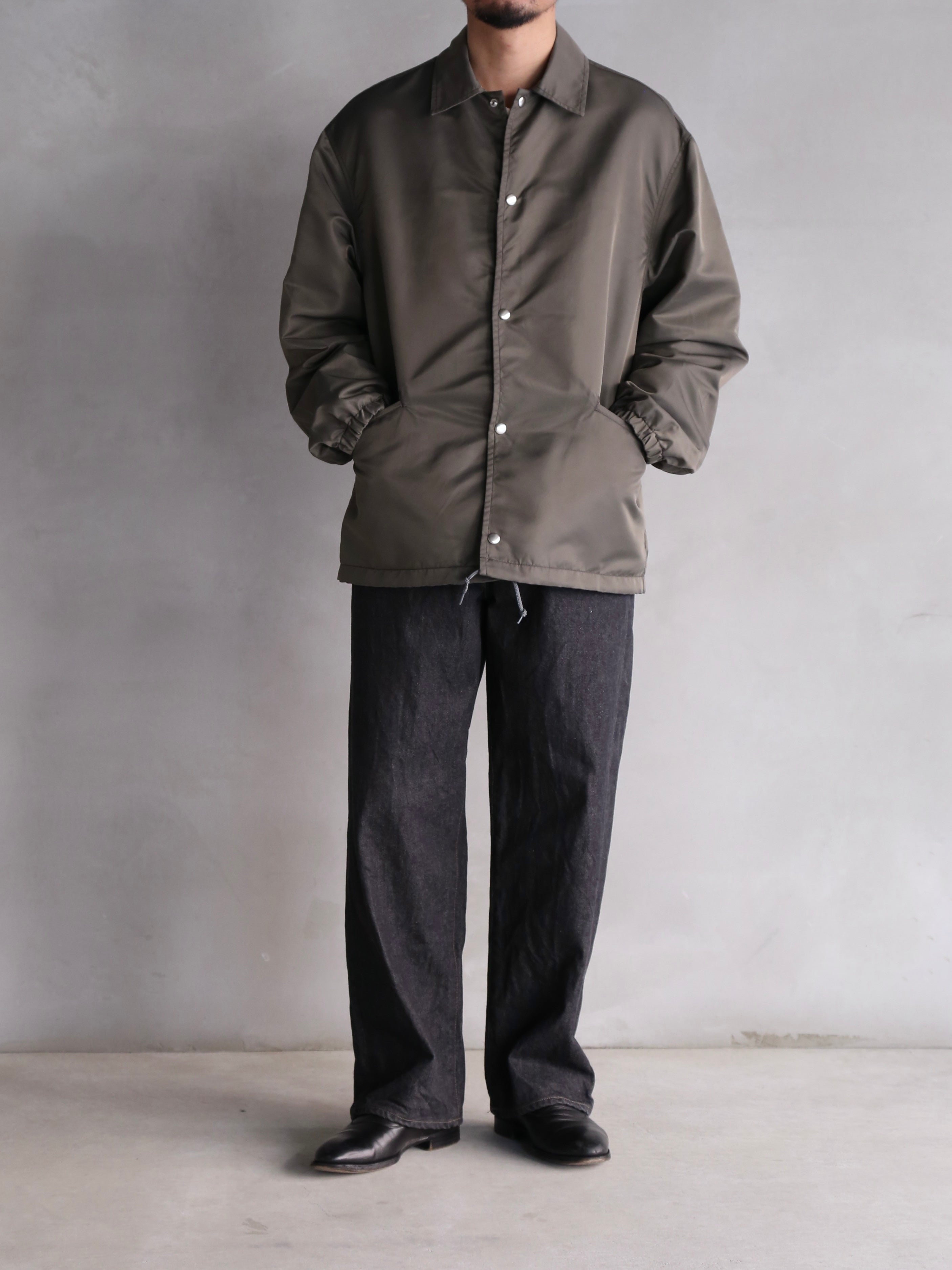 blurhmsROOTSTOCK】Washed Nylon Coach Jacket (Mens) – End on End.