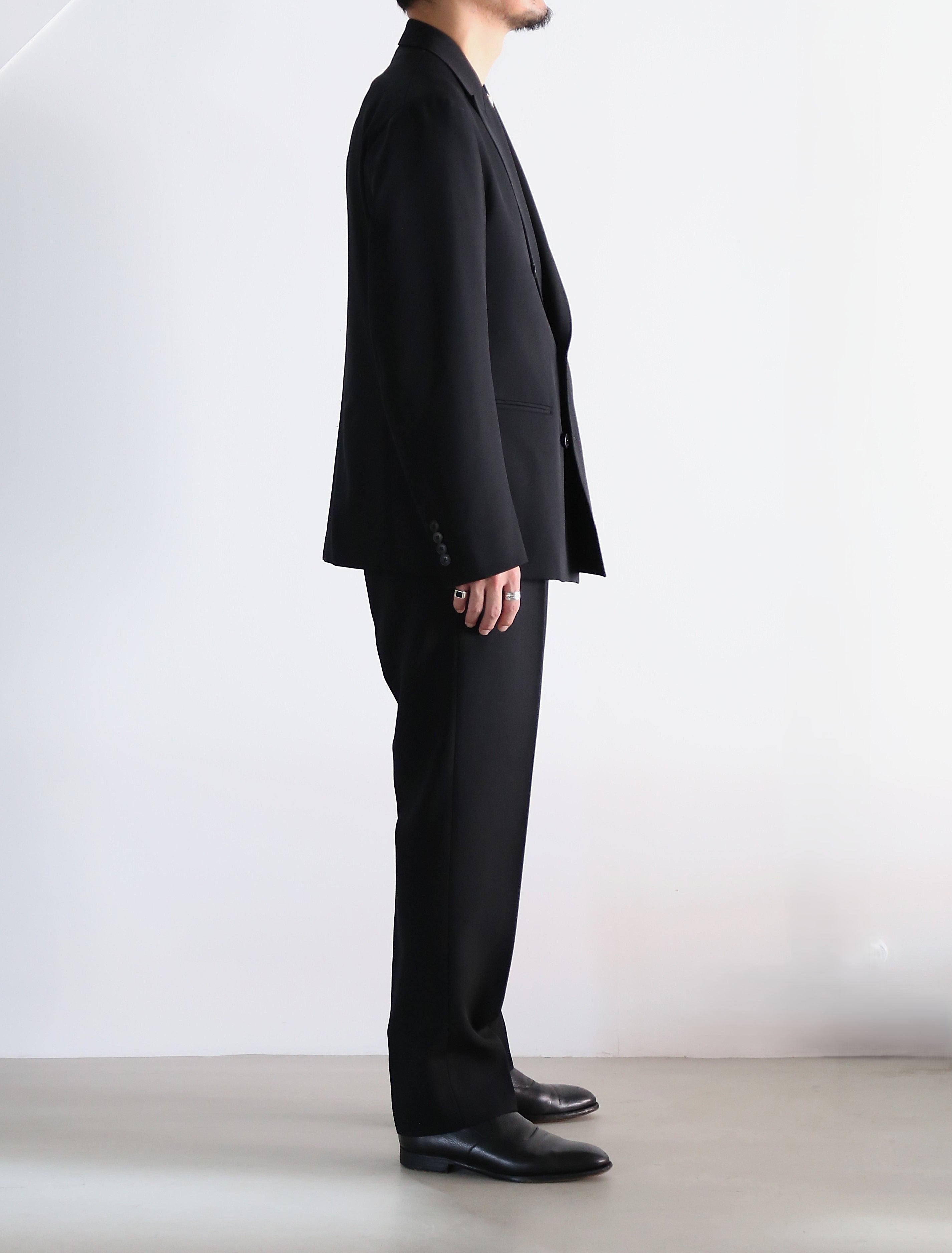 HEUGN】Aaron Wool Black – End on End.