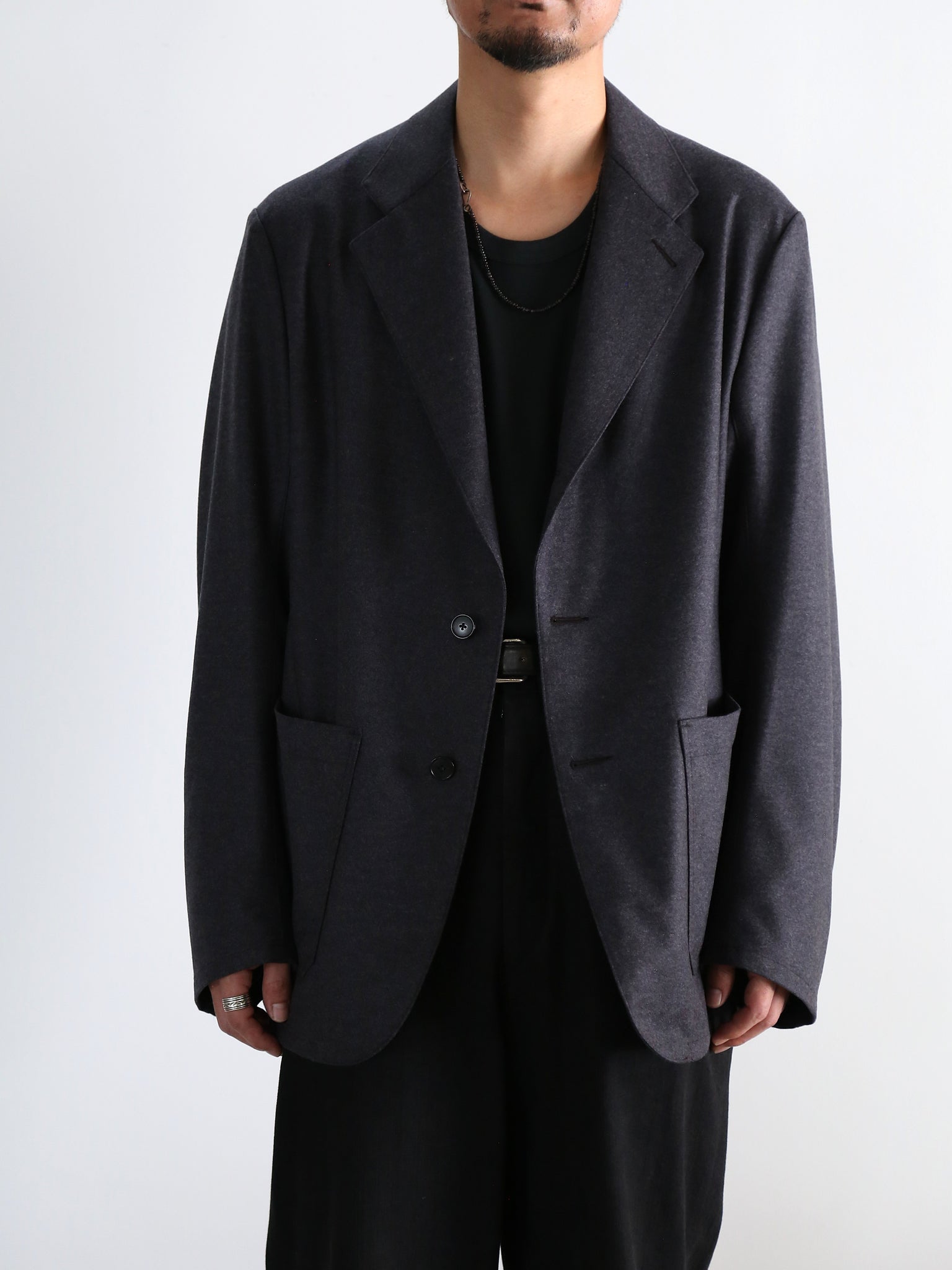 【HEUGN】Henrri Gray Flannel Jk