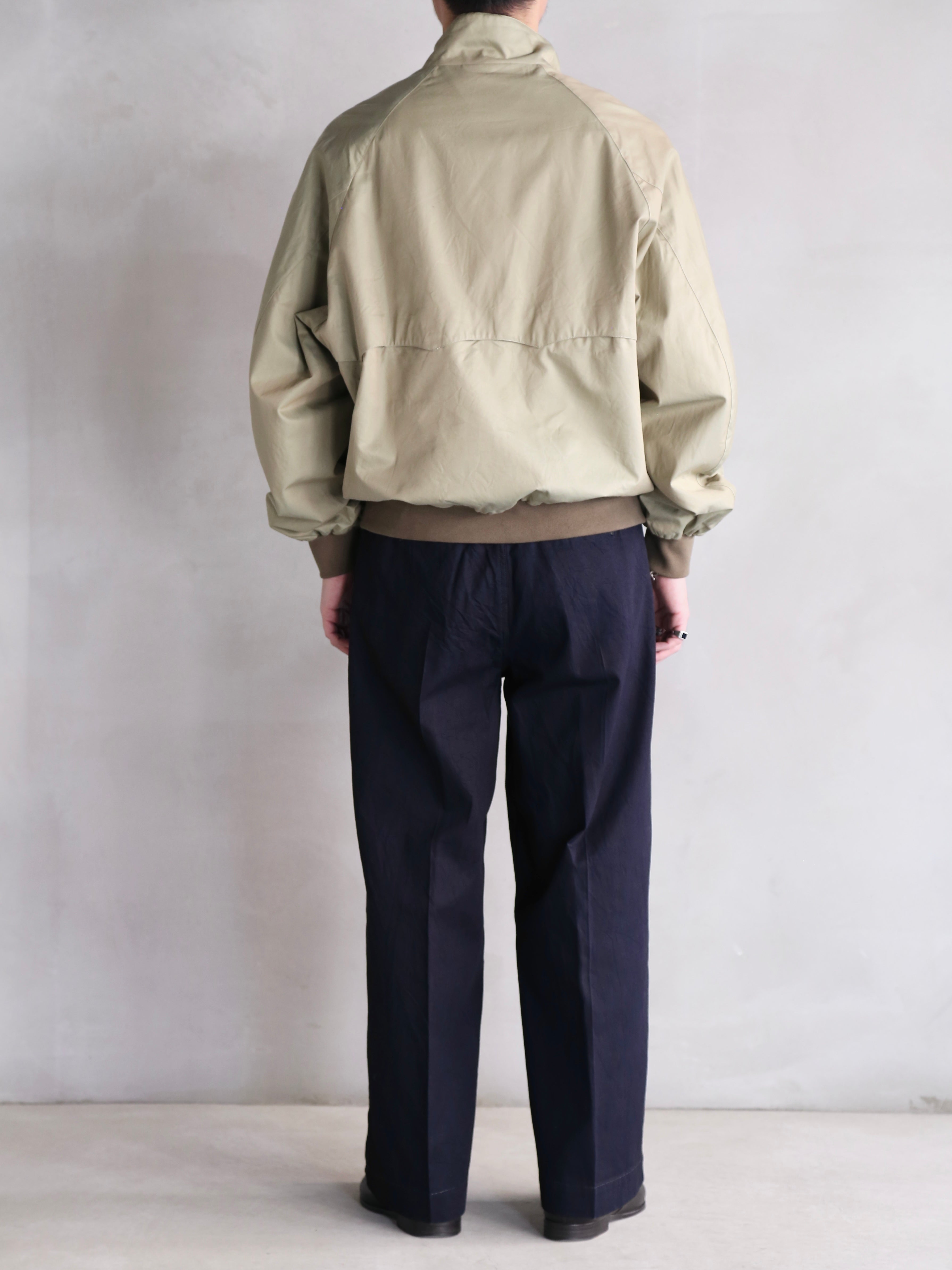blurhms】Cotton Gabardine Harrington Jacket (Mens) – End on End