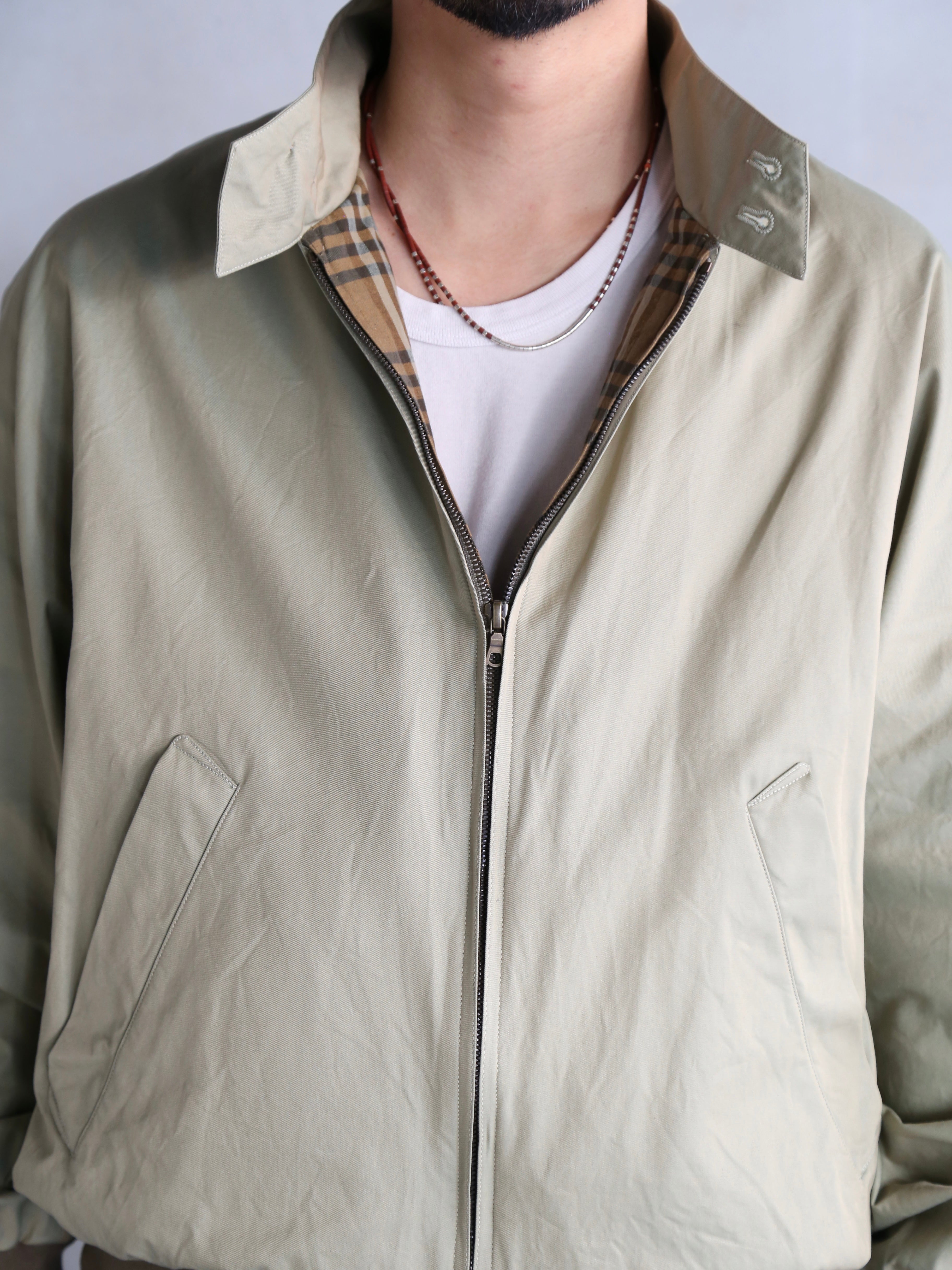 blurhms】Cotton Gabardine Harrington Jacket (Mens) – End on End