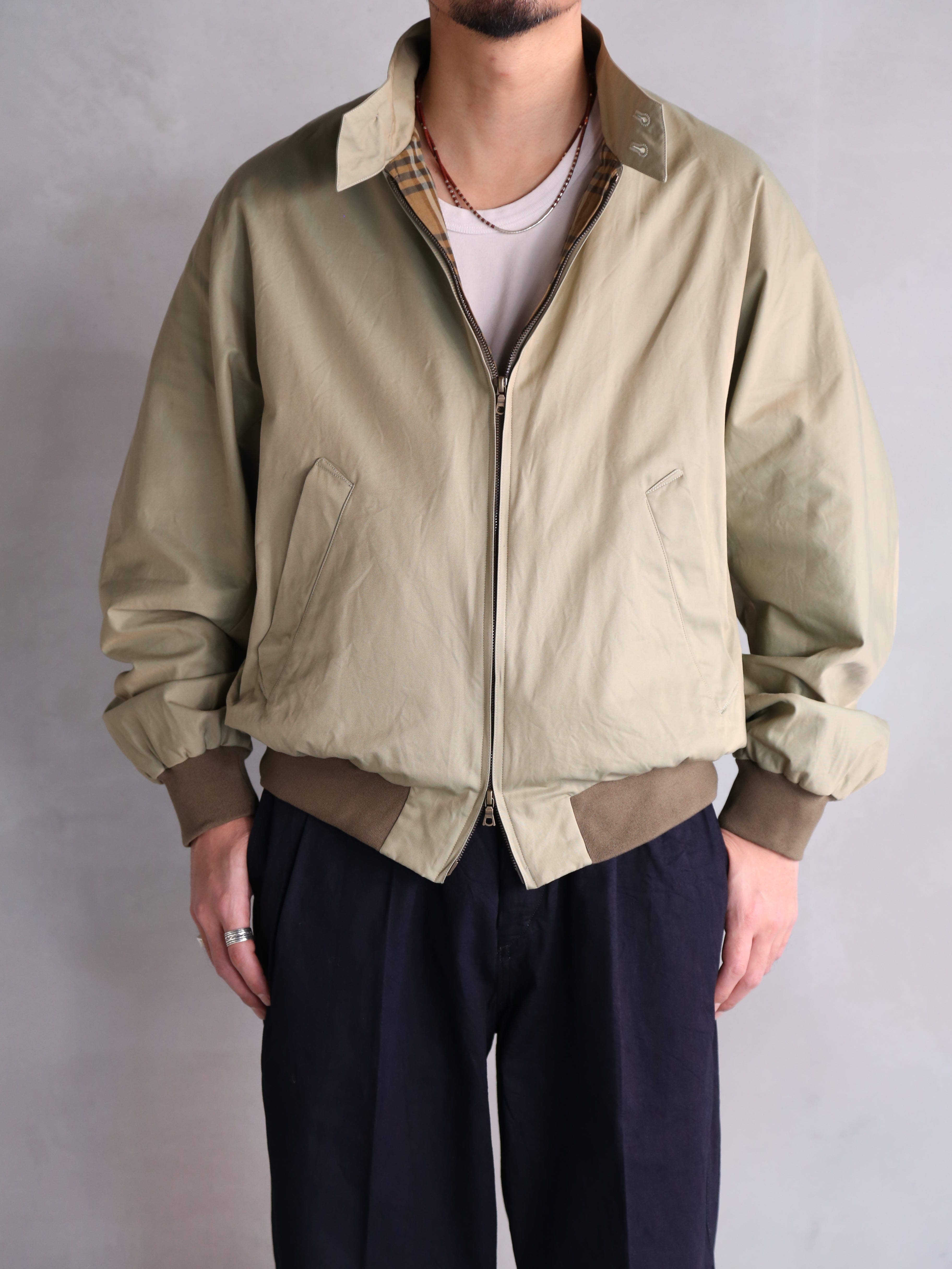 blurhms】Cotton Gabardine Harrington Jacket (Mens) – End on End.