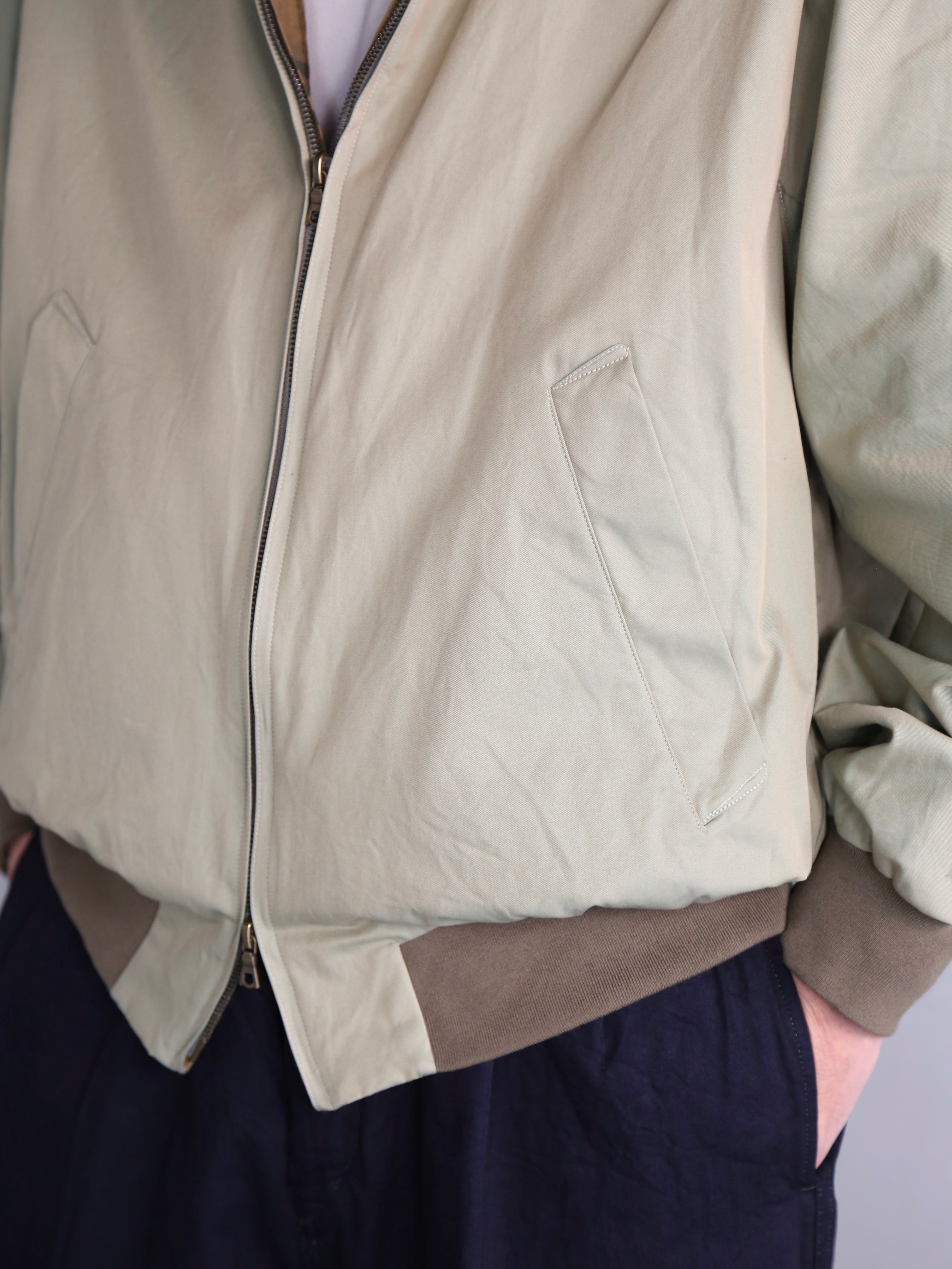 blurhms】Cotton Gabardine Harrington Jacket (Mens) – End on End.