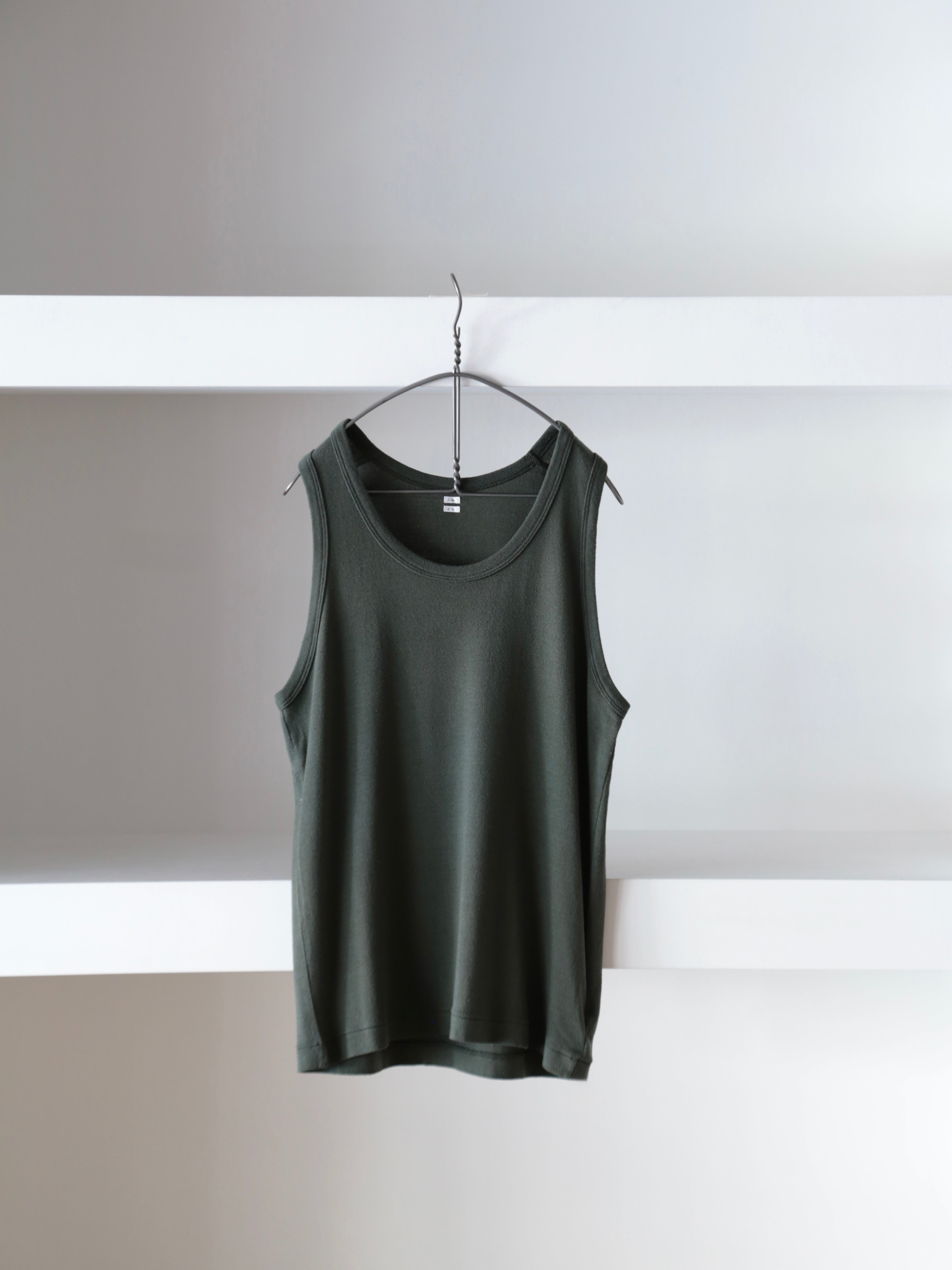 blurhms】Co/Silk Nep Rib Tank top (Mens) – End on End.