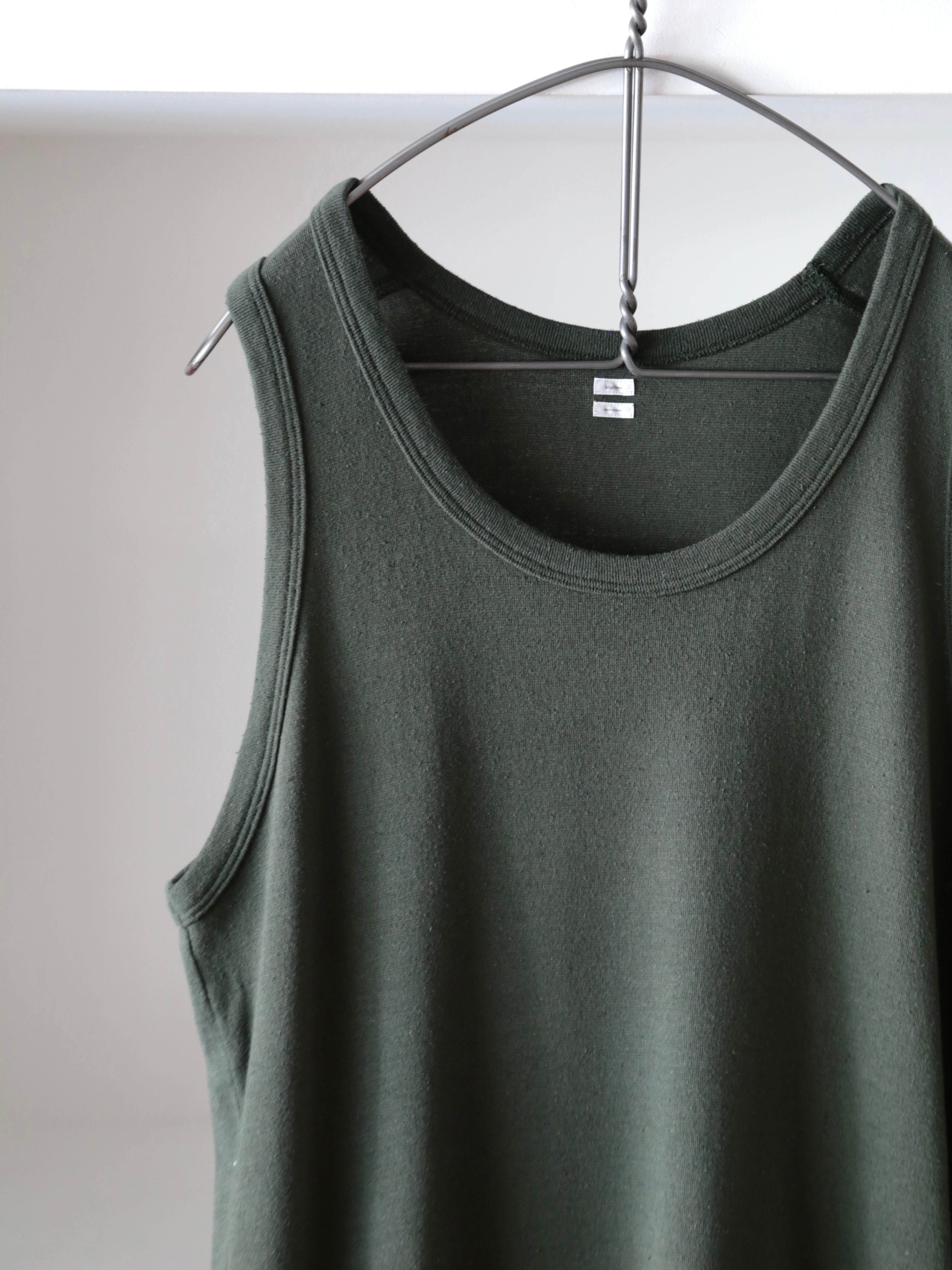 blurhms】Co/Silk Nep Rib Tank top (Mens) – End on End.