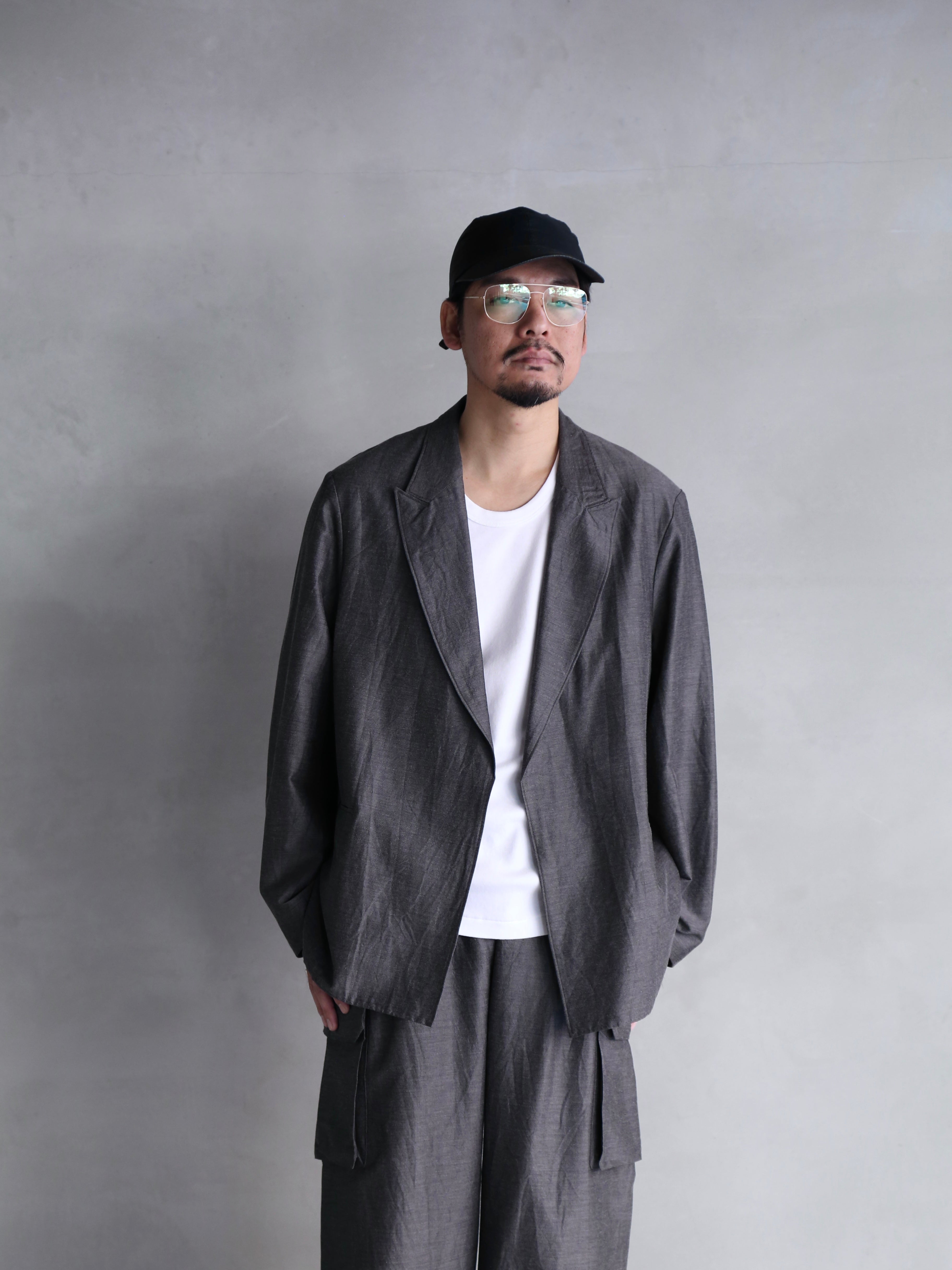 blurhms】Silk-Wo-Co Peaked Lapel Cardigan Jacket (Mens) – End on End.