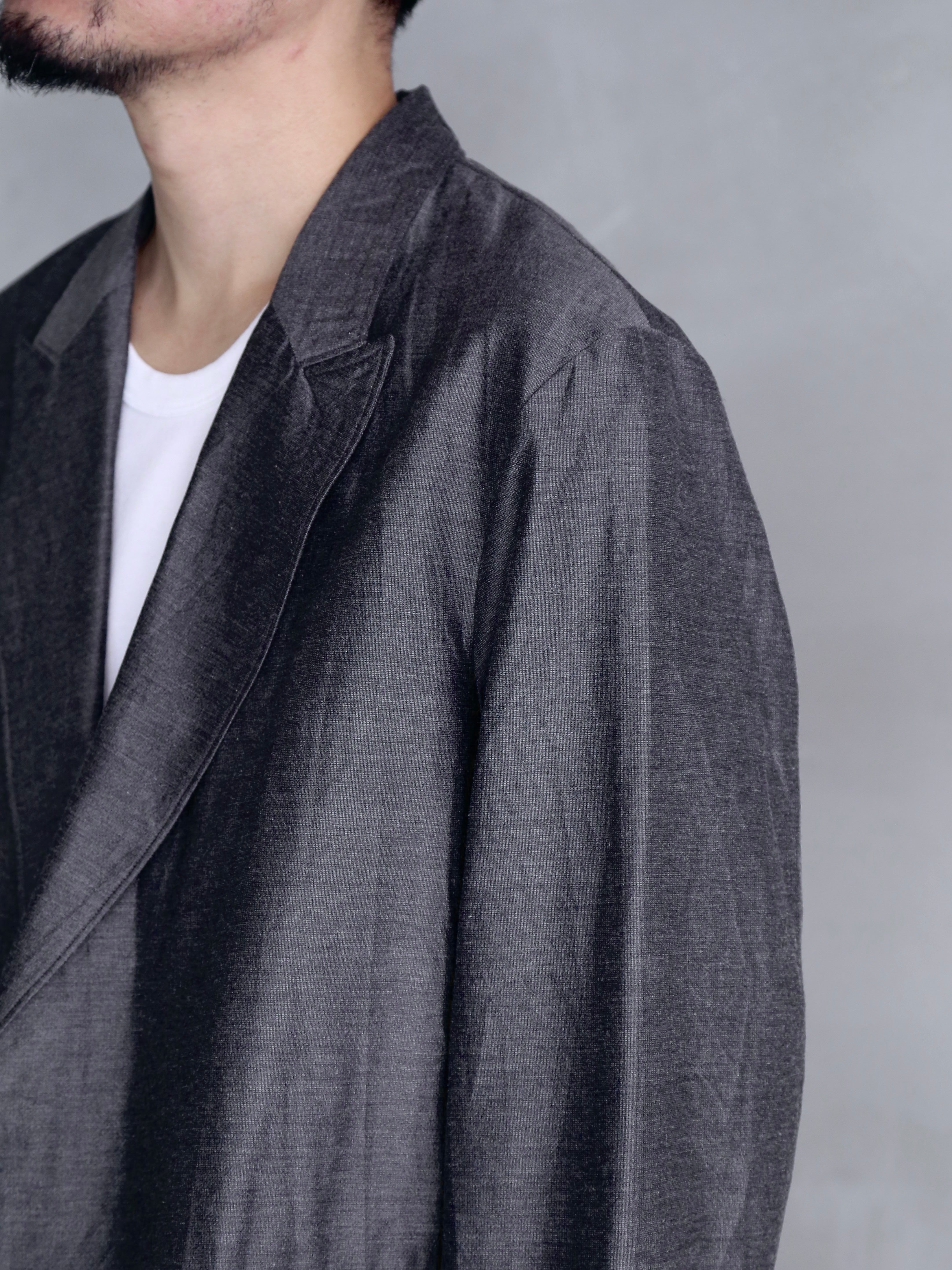 blurhms】Silk-Wo-Co Peaked Lapel Cardigan Jacket (Mens) – End on End.