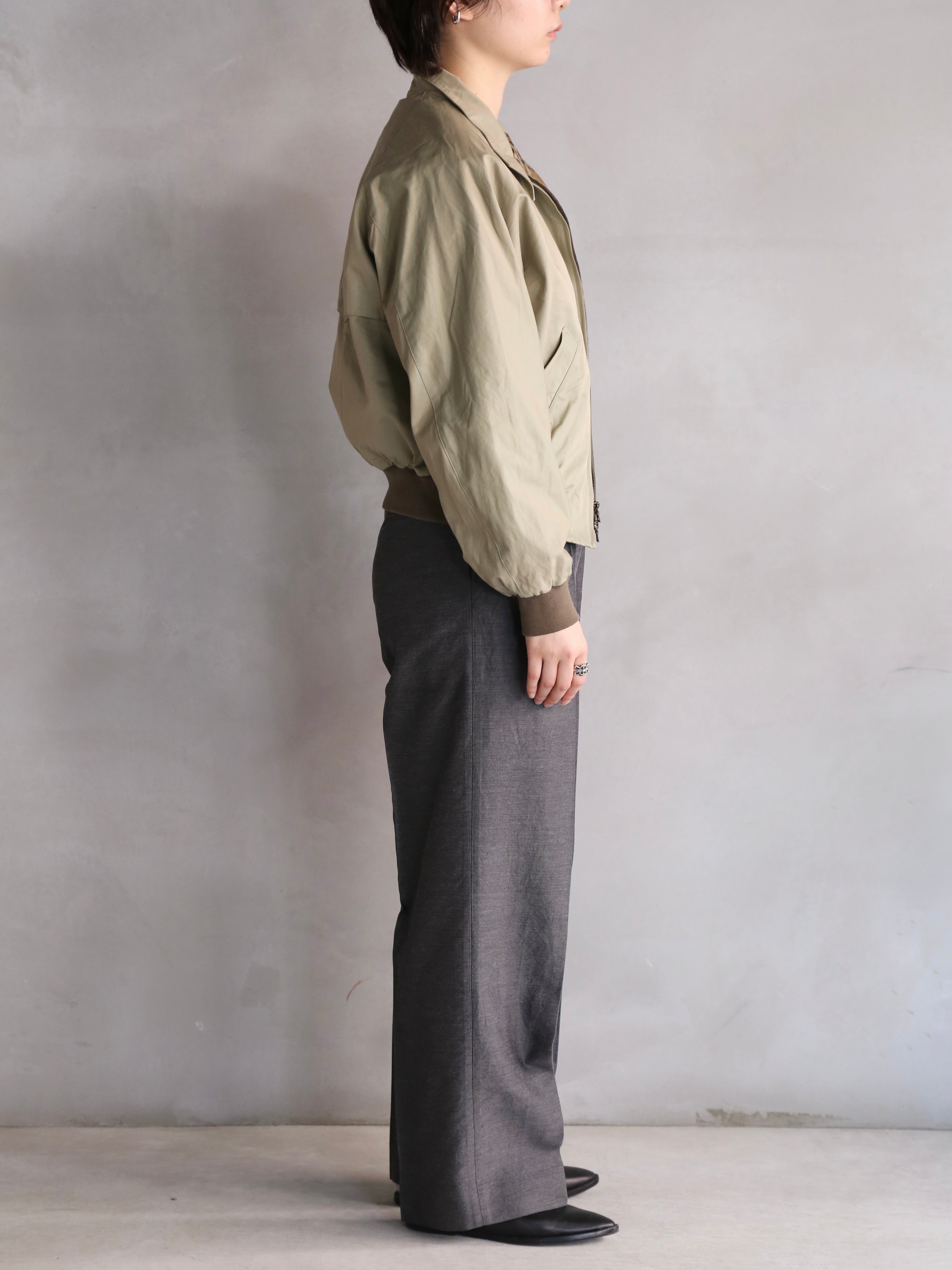 blurhms】Cotton Gabardine Harrington Jacket (Womens) – End on End.
