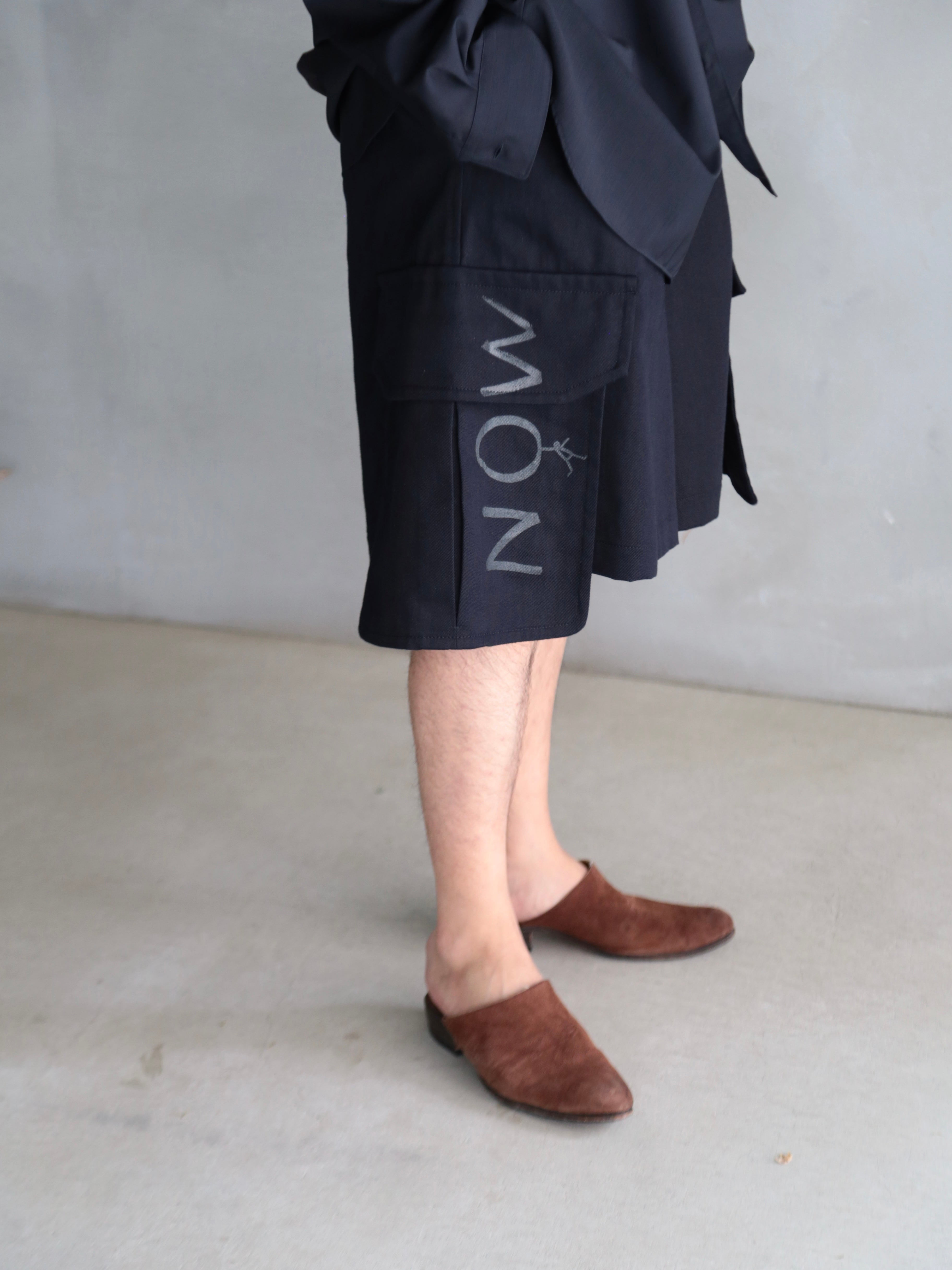COMME des GARCONS SHIRT】cotton twill garment printed Shorts – End
