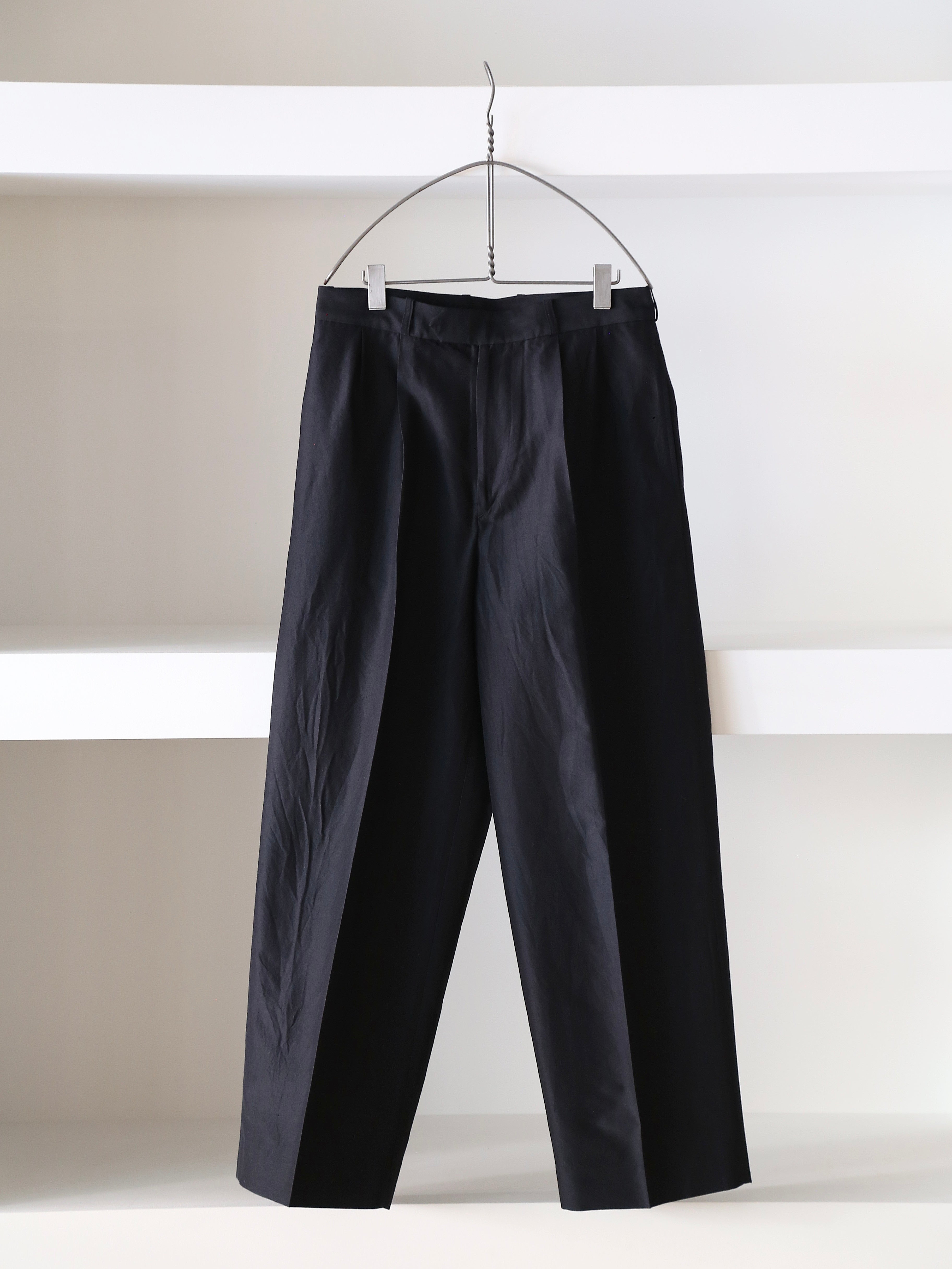 blurhms】Silk-Wo-Co Two-tuck Slacks (Mens) – End on End.