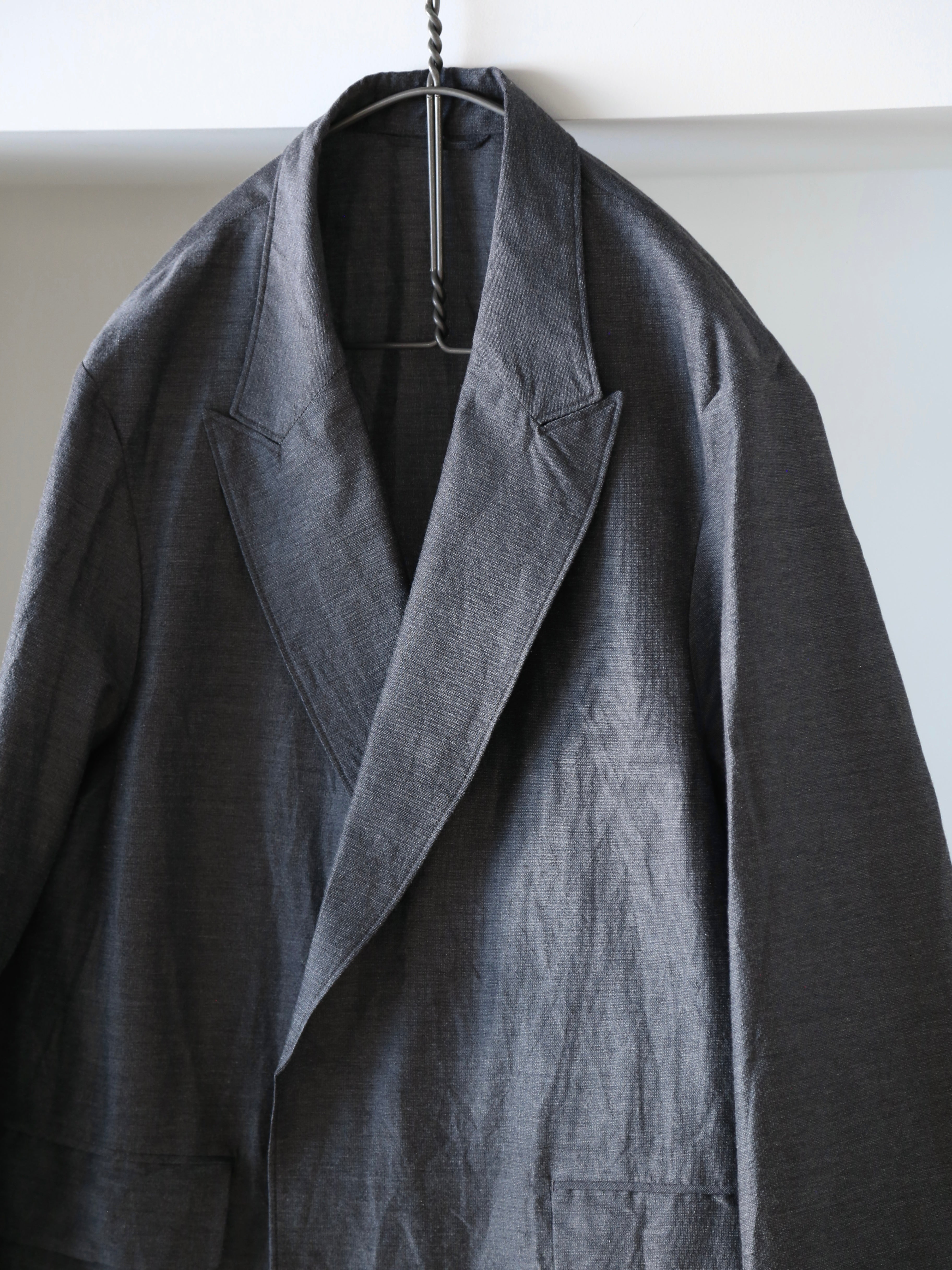 blurhms】Silk-Wo-Co Peaked Lapel Cardigan Jacket (Mens) – End on End.