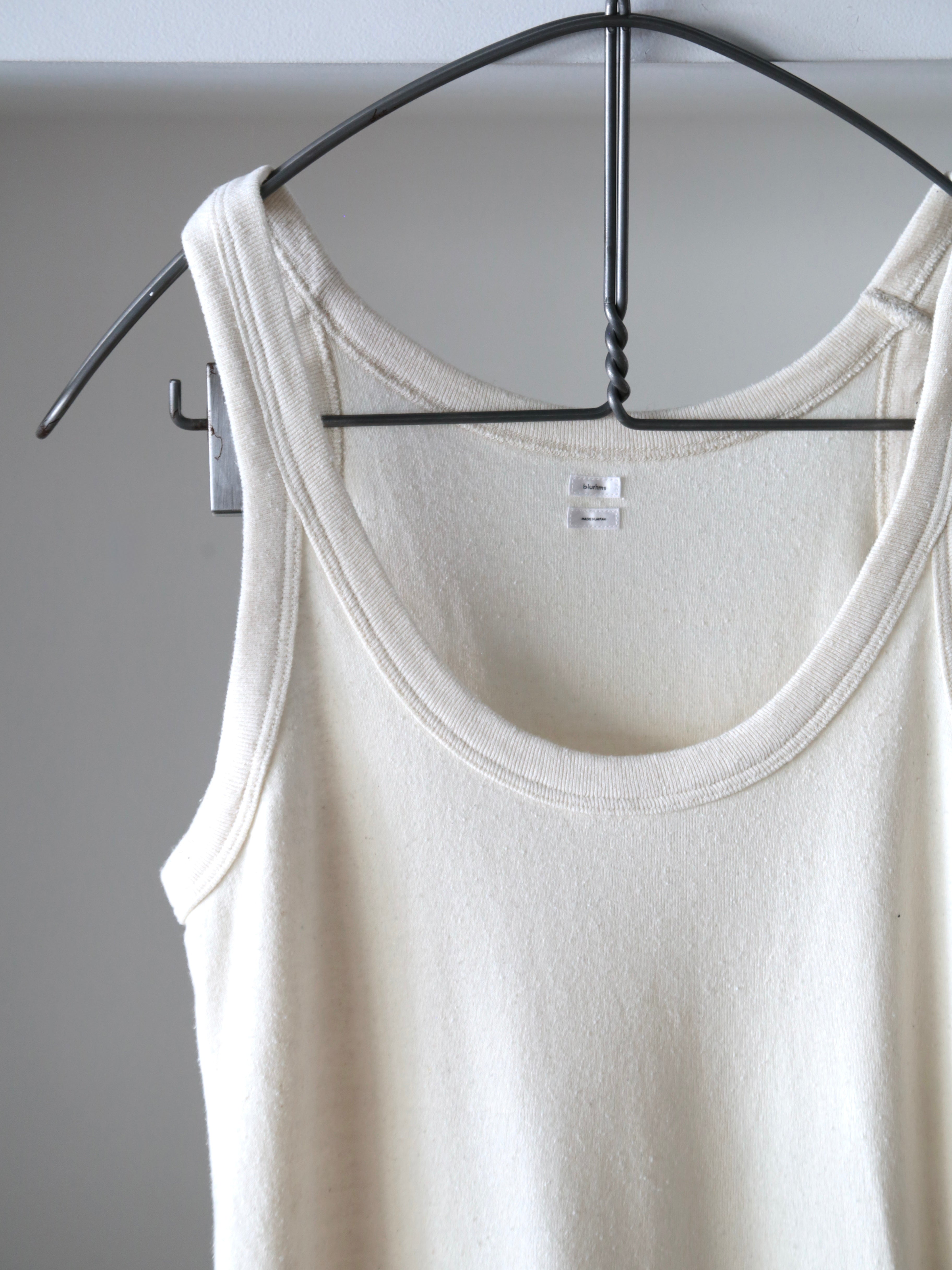 blurhms】Co/Silk Nep Rib Tank top (Womens) – End on End.