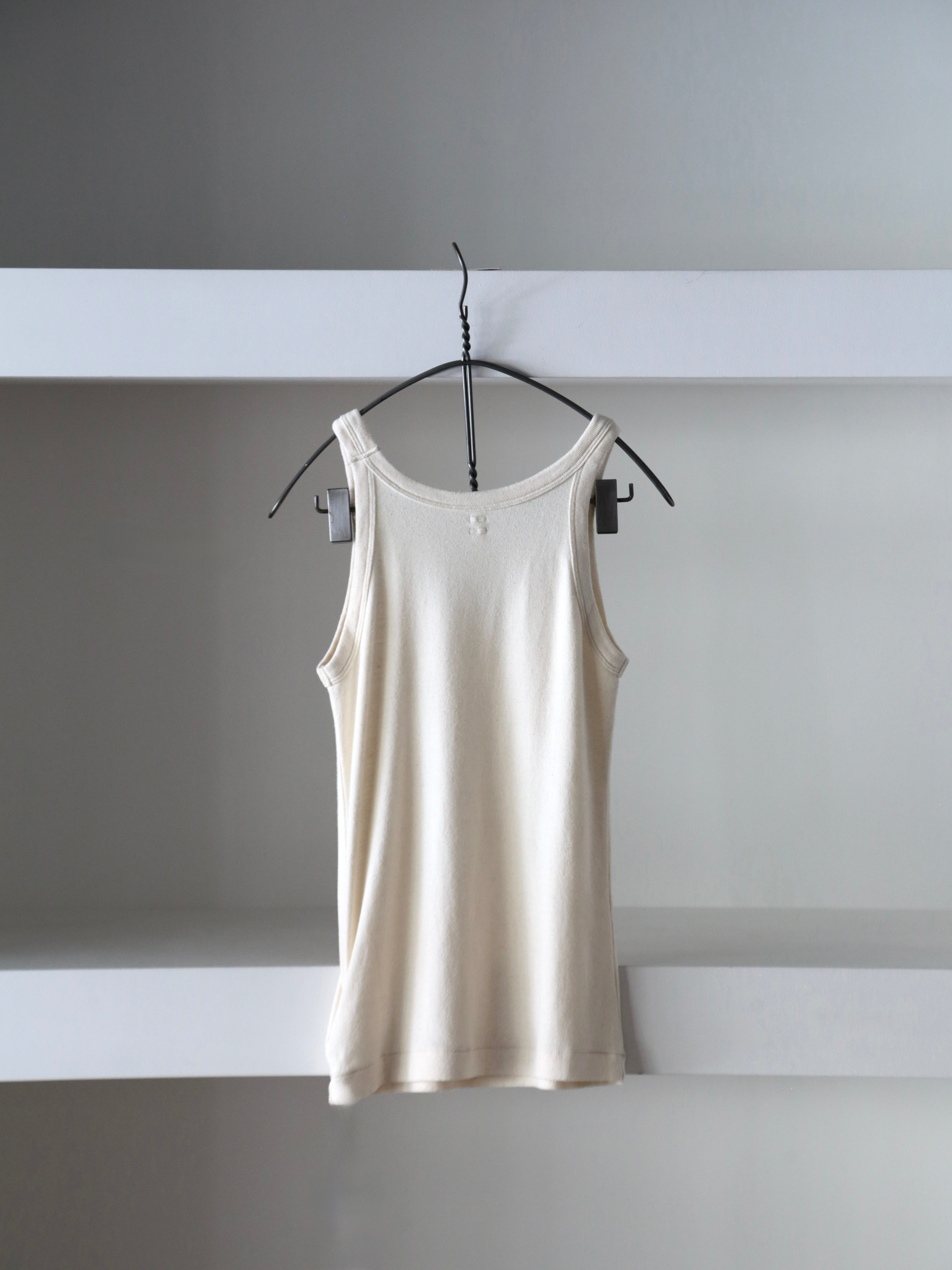 【blurhms 別注】CO/SILK NEP SLEEVELESS blurhms】Co/Silk Nep Rib Tank top (Womens) – End on End.