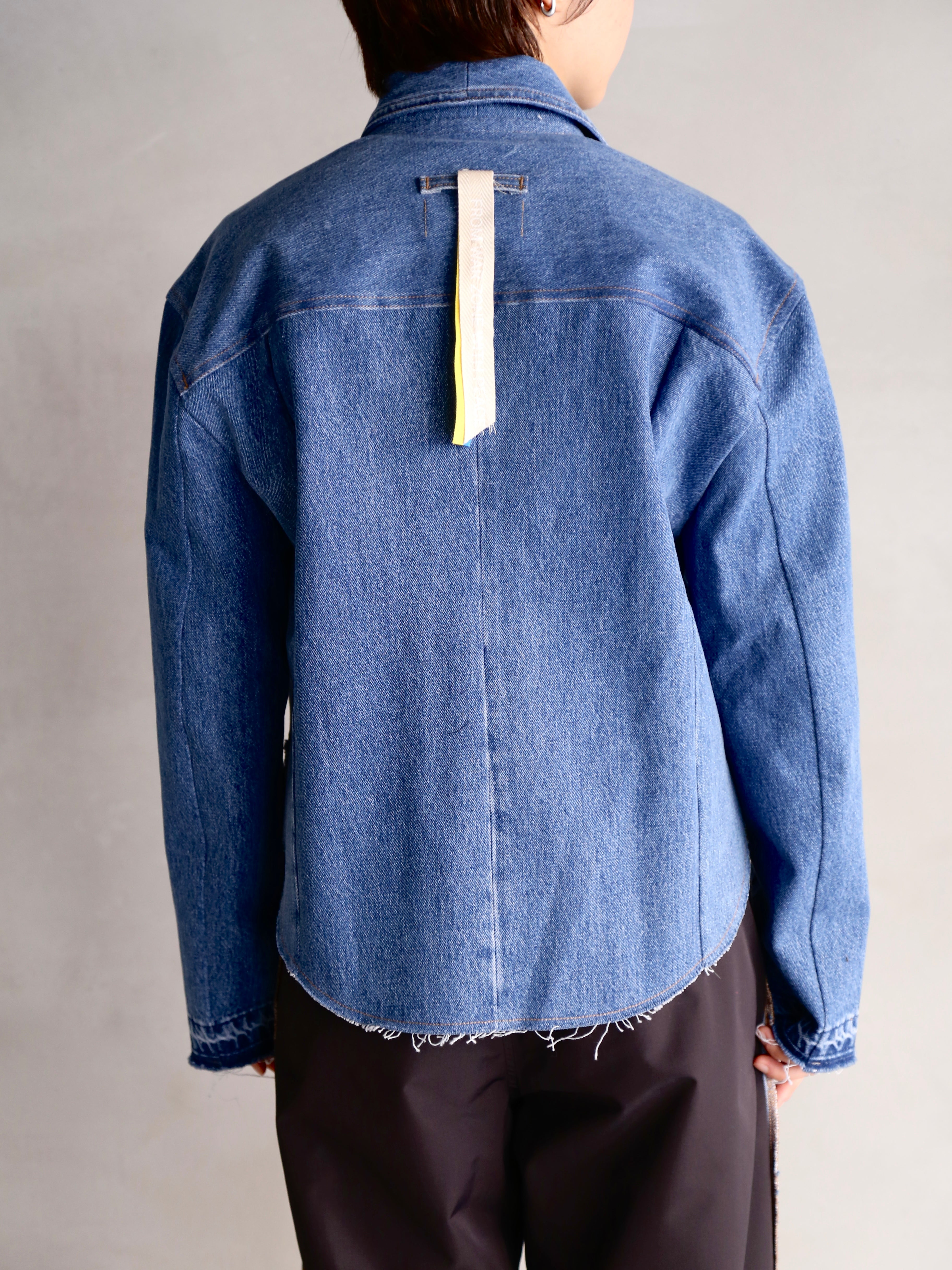 LITKOVSKA】Frayed Denim Shirt – End on End.