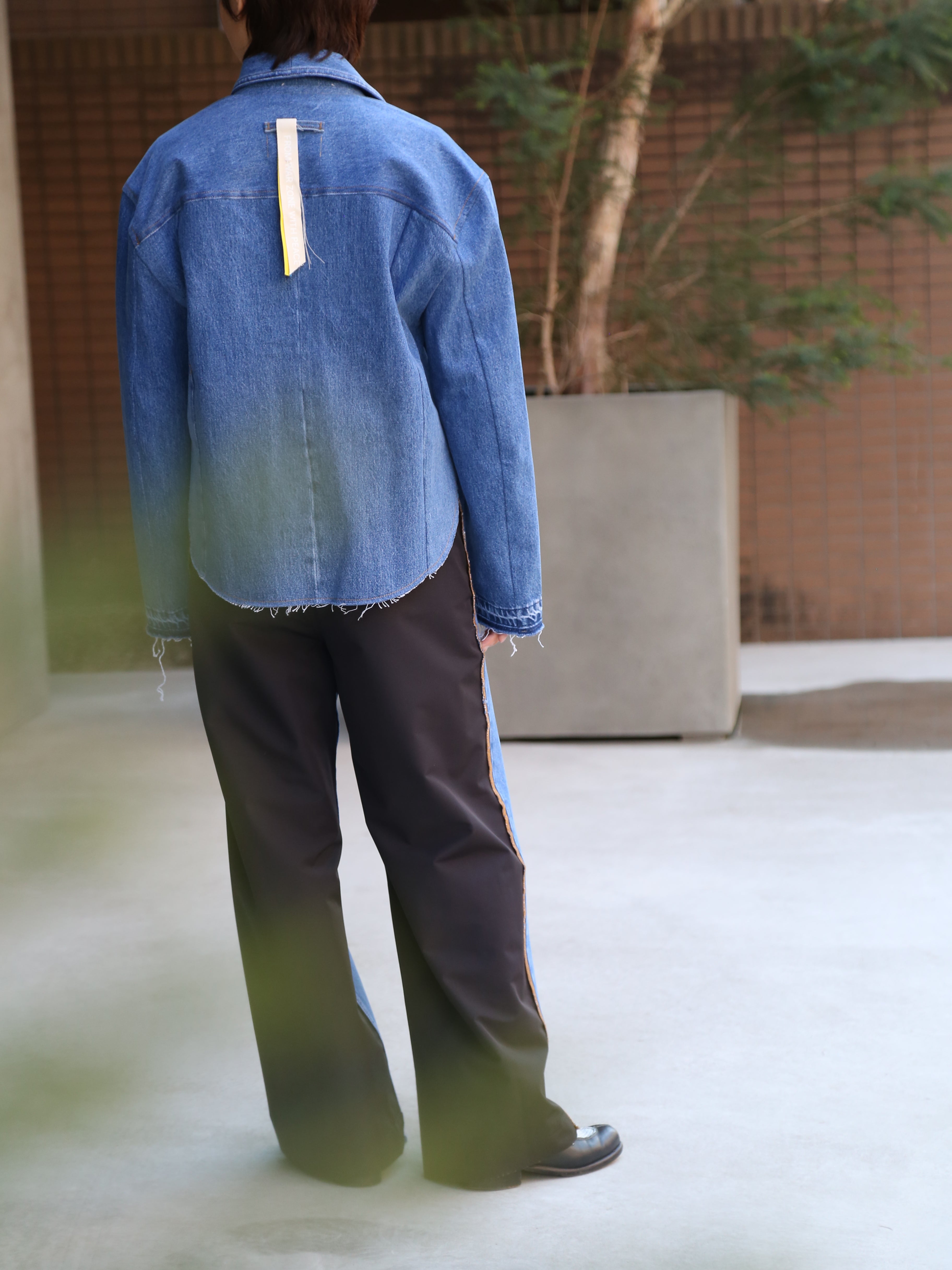 LITKOVSKA】Pleated Wide-Leg Jeans – End on End.