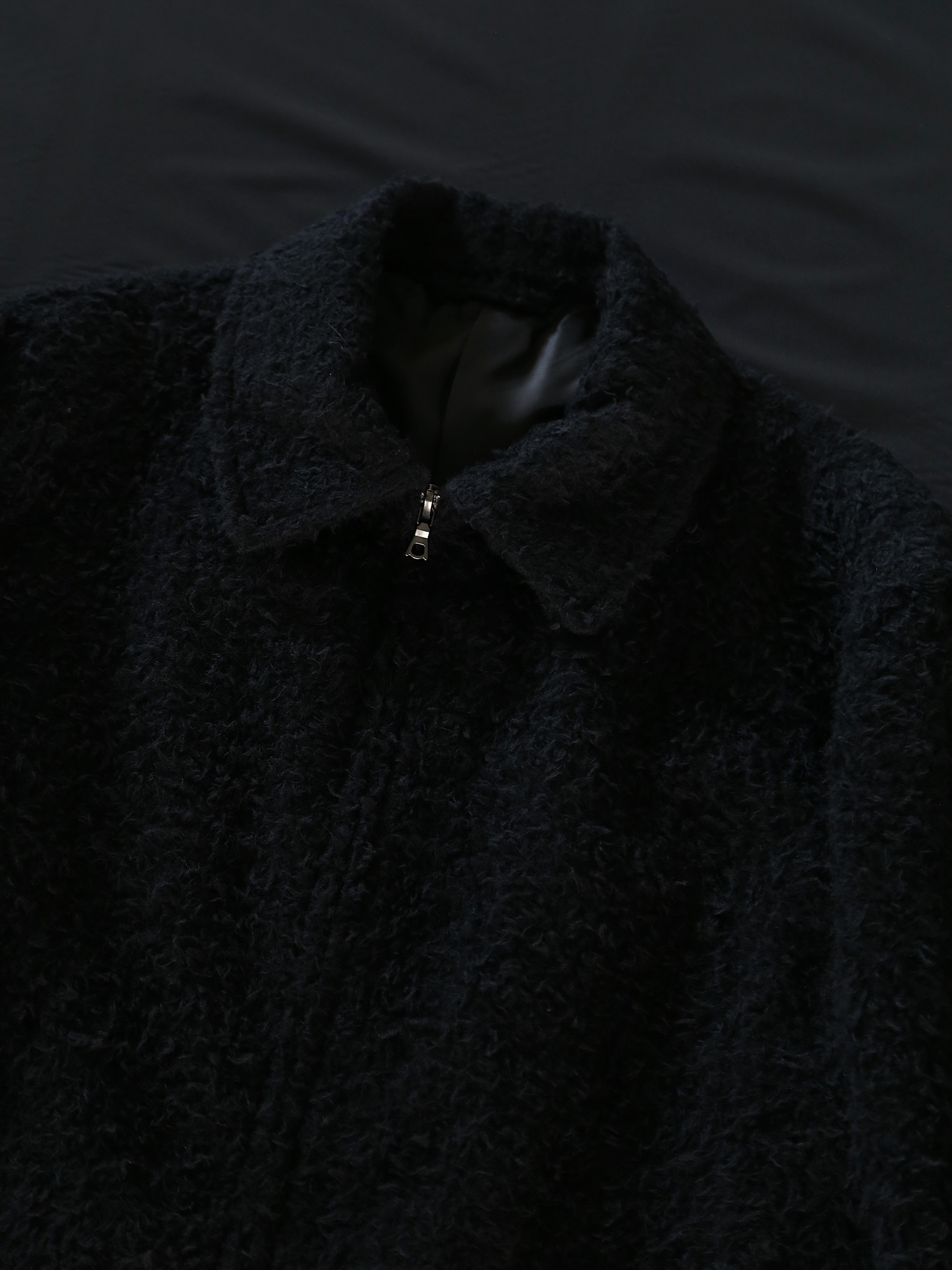 blurhms for END ON END.】Brushed Wool Zip Short Jacket EX (Mens