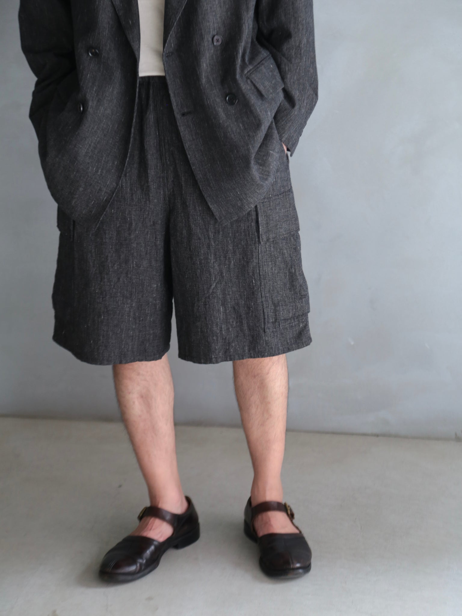 blurhms】Cotton Mix Nep 6P Shorts (Mens) – End on End.