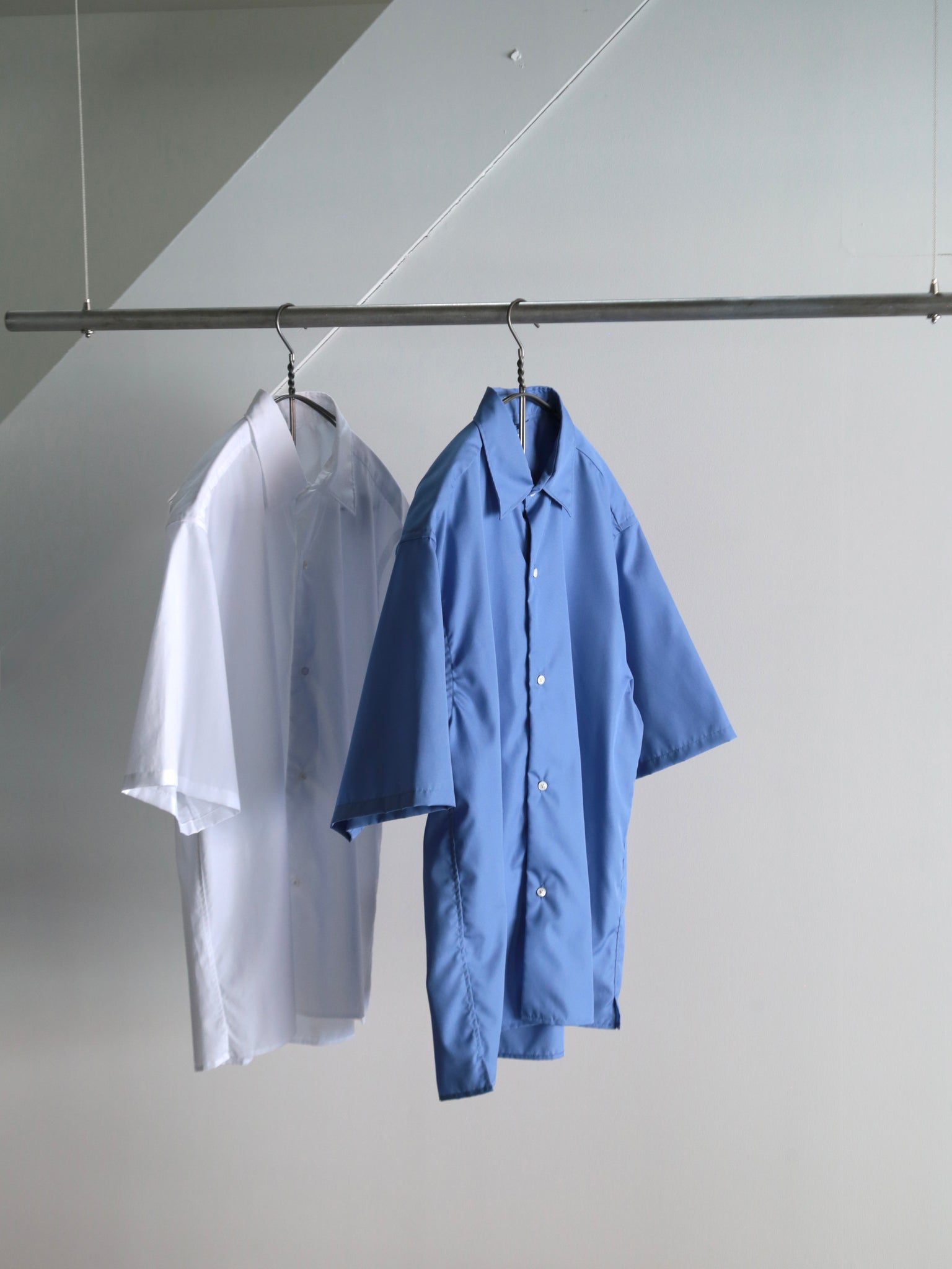 blurhms】Cotton Broad Half-Sleeve Shirt (Mens) – End on End.