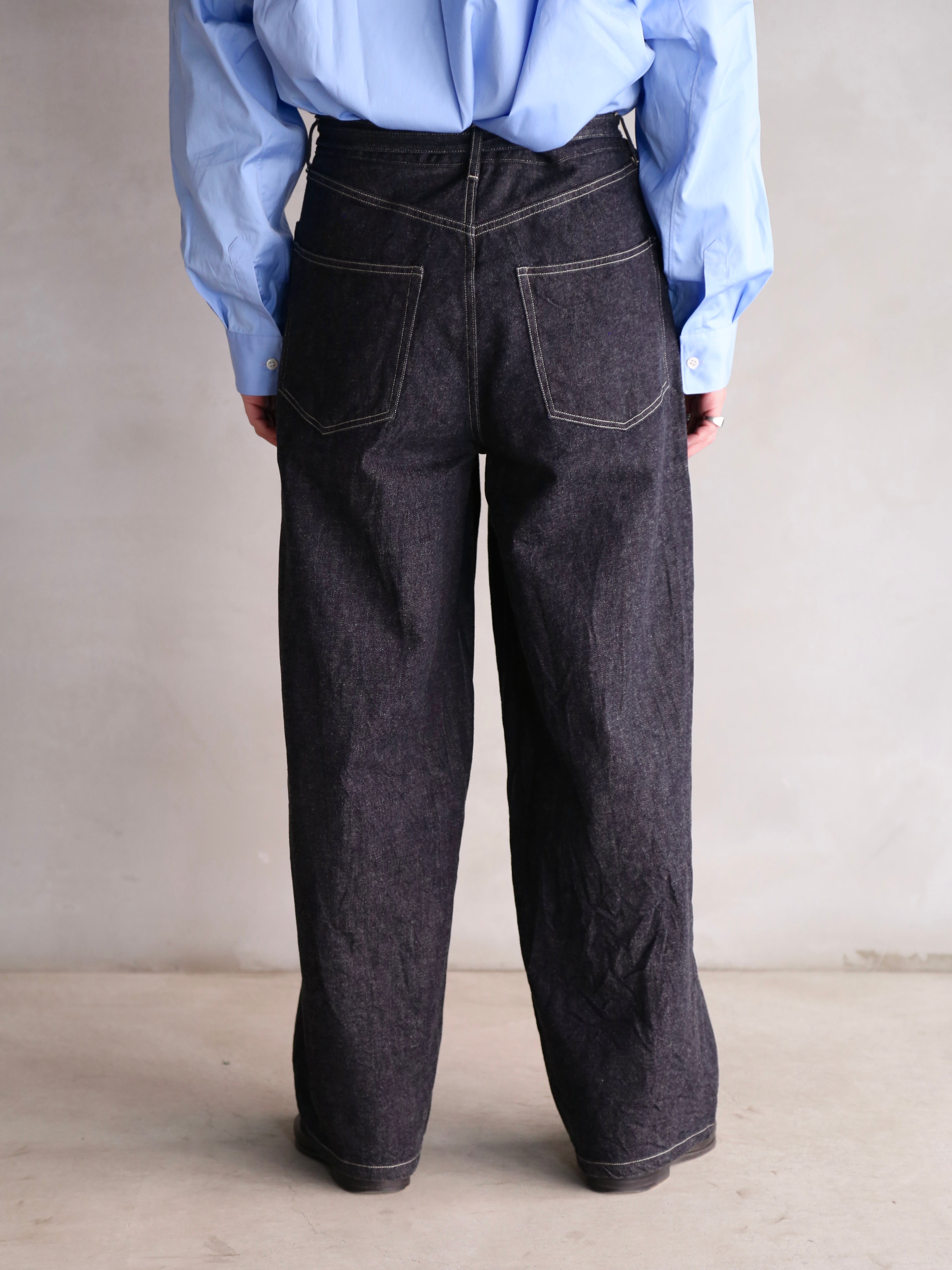 blurhms】12.9oz Denim Bias Belted Pants (Mens) – End on End