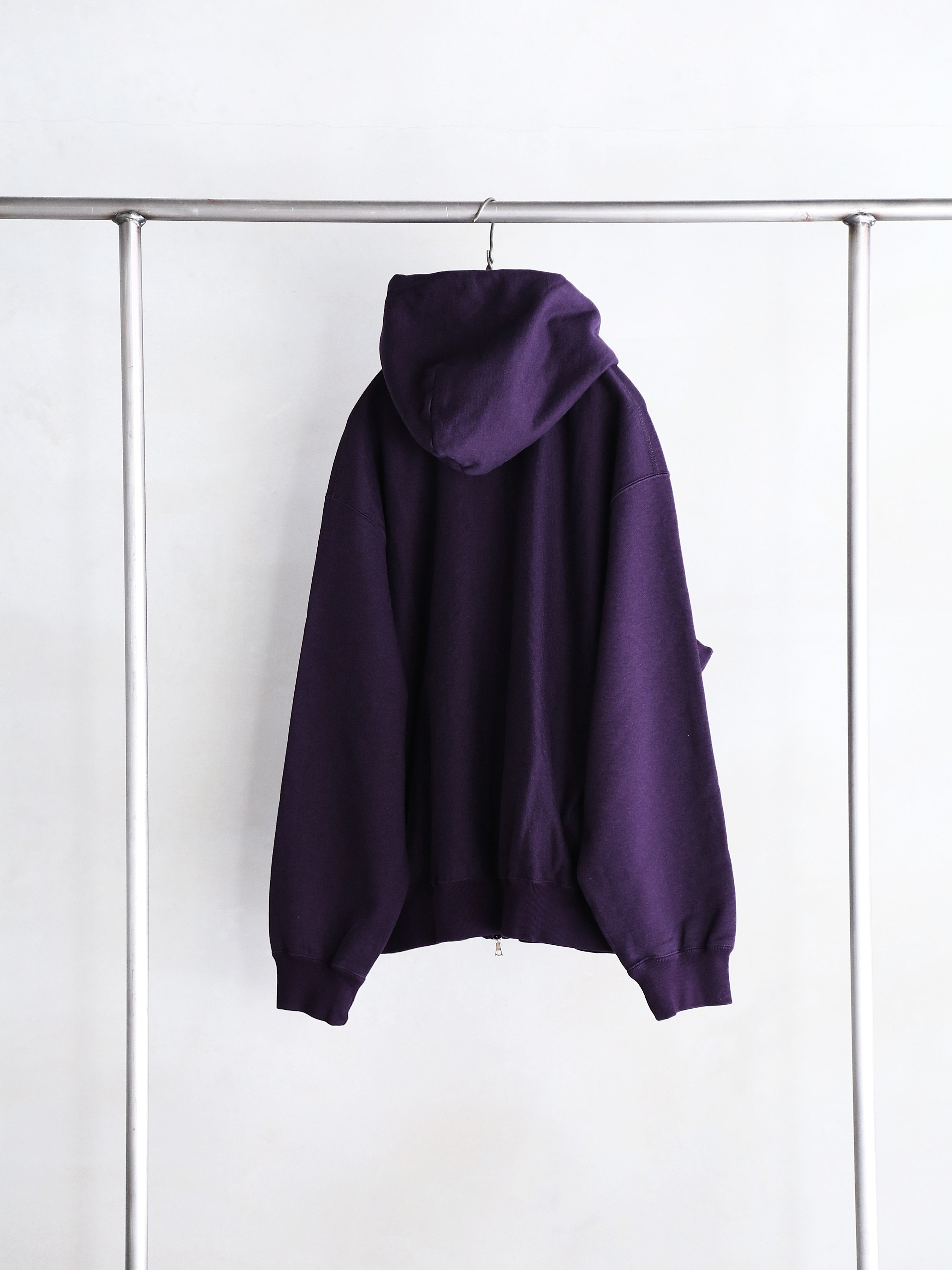 blurhms ブラームス スナップカーディガン スウェット ダークパープル blurhms ブラームス スナップカーディガン スウェット ダークパープル