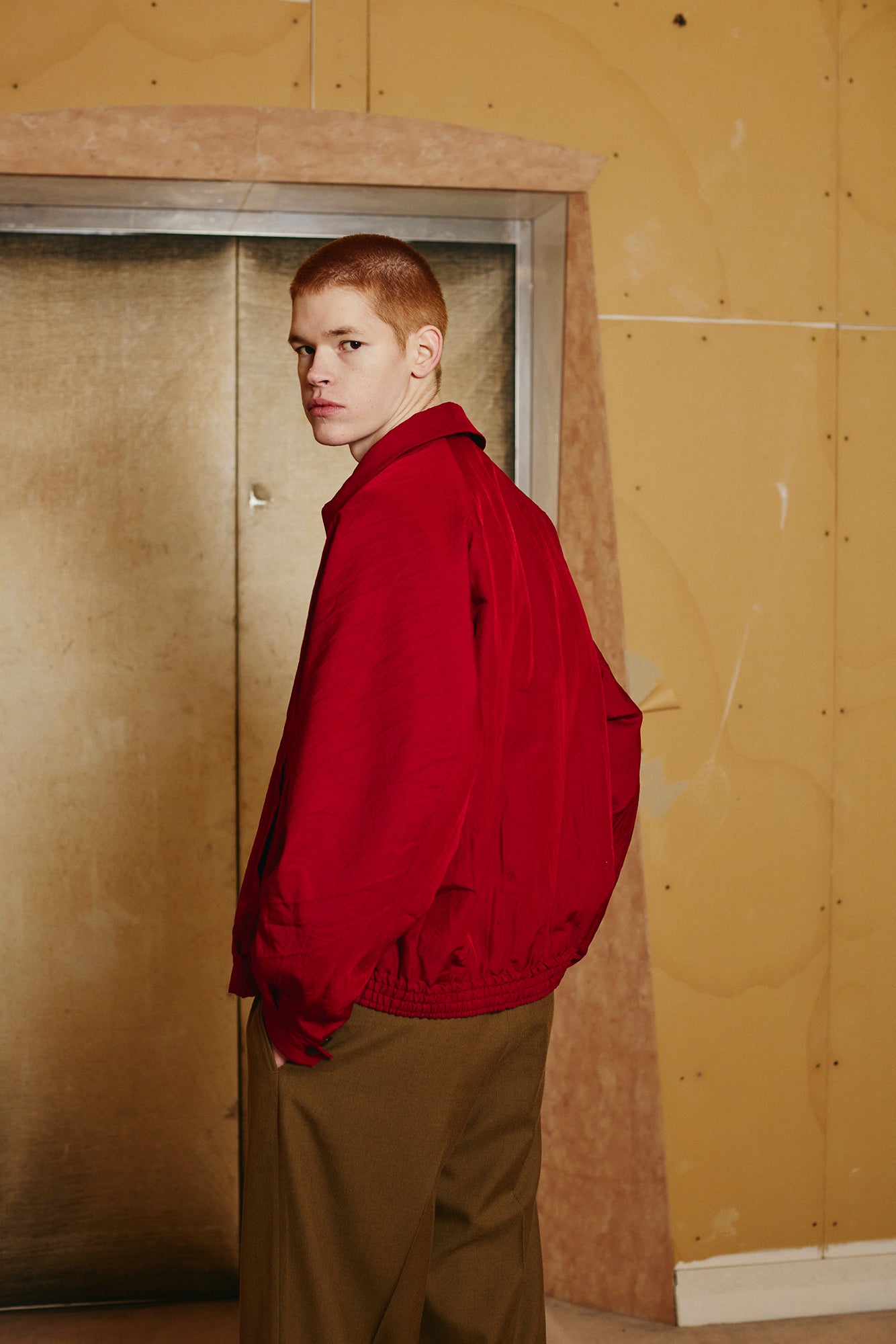 blurhms】Washed Wool Silk Sports Jacket (Mens) – End on End.